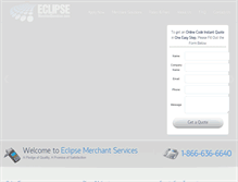 Tablet Screenshot of eclipsemerchantservices.com